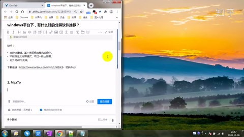 MaxTo分屏使用方法