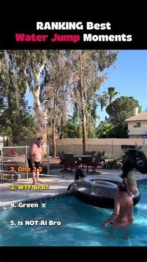 RANKING Best Water Jump Moments