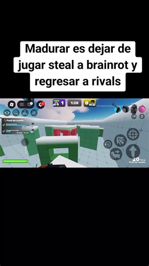 Madurar y dejar de jugar a Rivals en Roblox