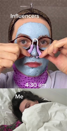 Influencers vs me Day 76 😴😴 #beautytok #beautyhack | Beautytok