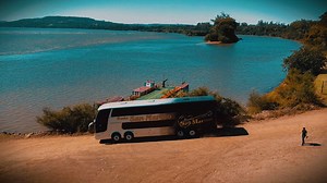 24K views · 650 reactions | É o Bailão do San Marino, indo do Brasil pra Argentina! Olha esse vídeo do nosso ônibus fazendo a travessia na Balsa de Porto Mauá/RS | Banda San Marino | Facebook