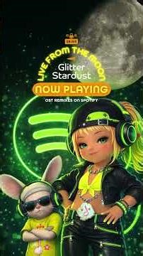 📢🐰 Hello hello! Music time! 🎶Glitter is now streaming on Spotify. Please enjoy #ffxiv #remix #gaming