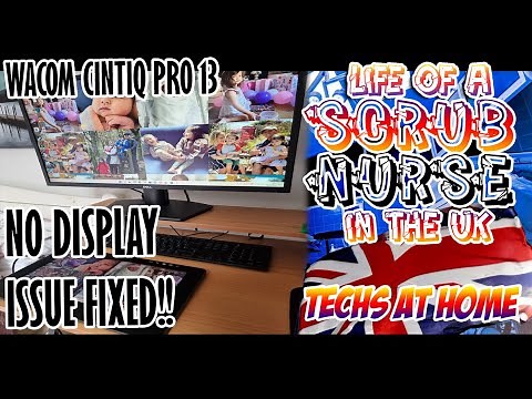 WACOM CINTIQ 13 PRO WINDOWS PC - NO DISPLAY ISSUE FINALLY FIXED!!