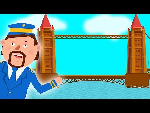 London Bridge is Falling Down | Nursery Rhymes | Learn English Poem With Captain Discovery
