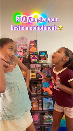 Pov: you give your bestie a compliment 😅 #dlafam #shorts