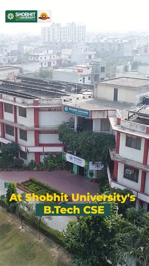 At Shobhit University’s B.Tech CSE, you don’t just learn programming—you create impact. From building AI models to developing real-world apps and working on live industry projects, every step pushes you closer to becoming a future-ready innovator. With AICTE approval, NAAC ‘A’ grade accreditation, and 400 placement partners, your code doesn’t just run on screens… it runs your future. Shobhit University, Meerut — where engineers become innovators. #btechcse #engineering #aiprojects #engineeringst