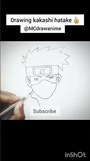 How to Draw Kakashi Hatake | Easy Pencil Drawing Tutorial (Naruto)
