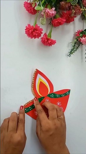 Diwali Decor From Waste Material#diy#craft#diwali#treanding#festival
