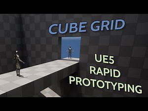 Build levels FAST with UE5's new Cube Grid tool