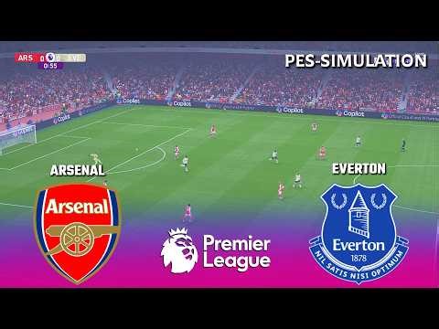 Arsenal vs Everton | English Premier League | EPL | PES 2021 Simulation
