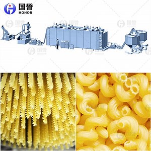 [Hot Item] Industrial Short-Cut Pasta Line Industrial Pasta Machines Macaroni Pasta Making Machine