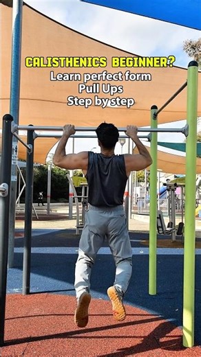 Learn perfect form pull ups step by step