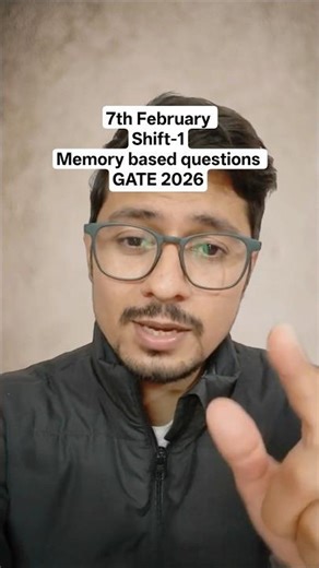 General aptitude memory based questions GATE 2026