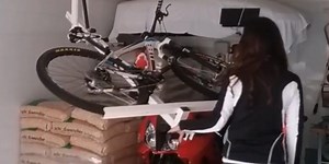 An inventor came up with an ingenious solution for people with nowhere to put their bikes