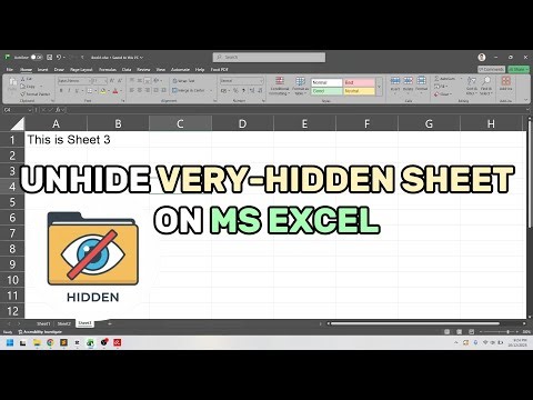 Excel Secret: The Hidden Sheet You Can’t Unhide! Normal Hidden vs Very Hidden Sheets