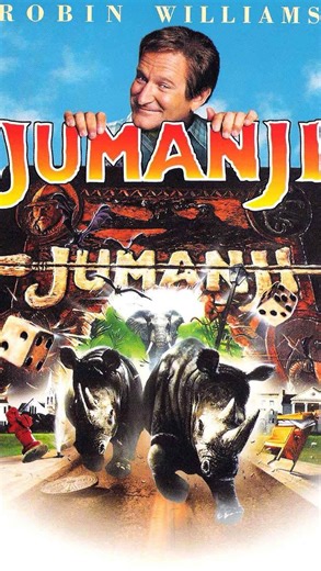 Okmamahuh on Instagram: "The 1995 movie Jumanji is full of fascinating behind-the-scenes facts that make it even more special. It was based on a short children’s picture book by Chris Van Allsburg, yet the filmmakers expanded it into a rich, adventurous story that appealed to both kids and adults. Many of the groundbreaking visual effects (such as the stampede of animals and the mischievous monkeys) were considered highly advanced for the time and helped the film win a Saturn Award for Best Spec