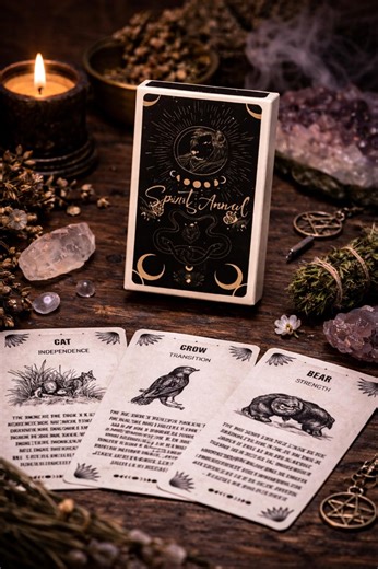 Animal Spirit Multi-animal Fortune Telling Cards Oracle Tarot Deck for Readings and Guidance - Spooky Fun Dark Artwork - Etsy