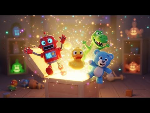 Colors in the Magic Toy Box 🧸 | Learn Colors for Kids | Fun Educational Video