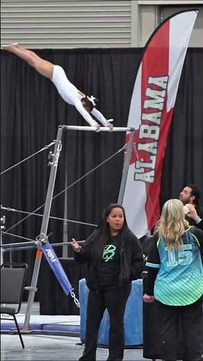 Level 6. Bars Routine. Score 9.5 🤩👀 #unevenbars #bars #usagymnastics #fyp #gymnast #gymnastics