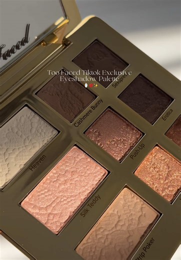 i’m obsessed 😍Is this not the most gorgeous eyeshadow palette 🤌🏼 @Too Faced #toofaced #toofacedcosmetics #toofacedeyeshadow #eyeshadowpalette #eyeshadow