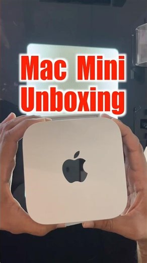 Mac Mini M4 Unboxing🔥 #macmini #unboxing #shorts