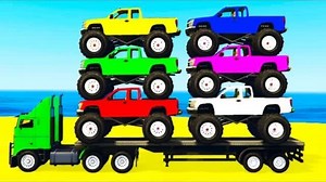 38K views · 702 reactions | LEARN COLORS w Monster Truck & Learn Numbers for Kids w Cars Cartoon Learning Video | Spiderman And Frozen Elsa Learn Colors | Facebook