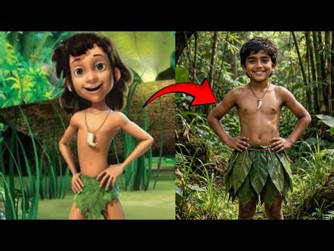 The Jungle Book All Characters: Cartoon vs Real Life |