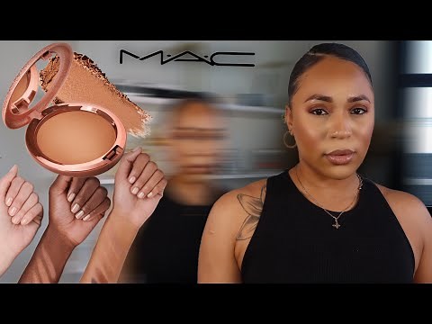 *NEW* MAC SKINFINISH SUNSTRUCK RADIANT BRONZER-RADIANT MEDIUM GOLDEN | GIVING SUNKISSED SUMMER SKIN
