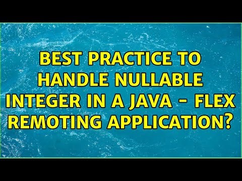 Best practice to handle nullable Integer in a Java - Flex remoting application?