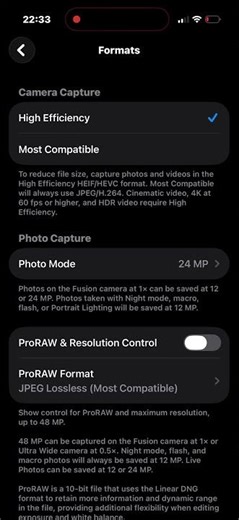 How to manage pro raw format on iphone and apple devices #shorts #howto #viral
