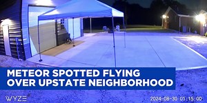 CAUGHT ON CAM: Meteor spotted flying over Upstate neighborhood