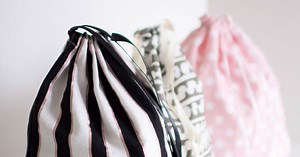 How to Sew a Drawstring Pouch