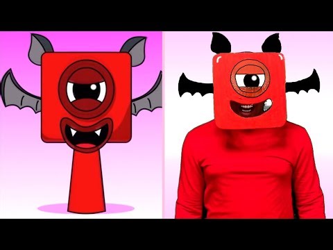 OC One Numberblocks Sprunki 4 Phase 4 Incredibox in Real life. ❤️ #sprunki #incrediboxsprunki