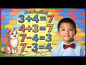 Related Facts of Addition and Subtraction (Fact Families) (1st Grade)