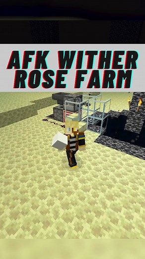 Minecraft AFK Wither Rose Farm 1.18 Auto Redstone Tutorial#minecraft#minecraftbuilding#minecrafthacks#redstone#gaming#icecoffey#tutorial#bedrock#mcpe