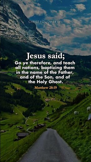 Go and Make Disciples 🌍 Jesus’ Great Commission | Matthew 28:19 #bibleverse #jesuschrist #godsays