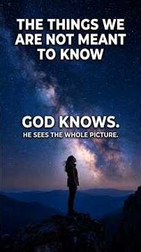 5 Secrets God Keeps to Himself