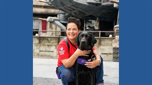 Service dog helps Pasco County Gold Star wife with anxiety, grief following her husband's death