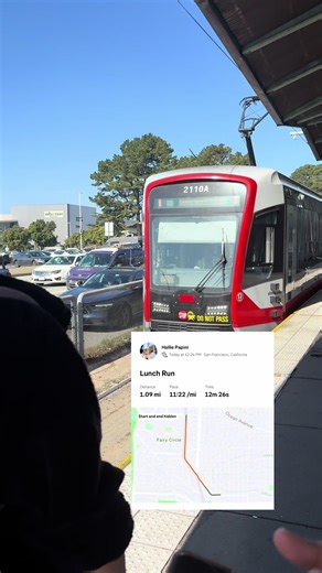 Day 4 of 7! More than half way done with this mini goal 🎉 Asif joined in on this one today 🫶🏽 #sanfrancisco #running