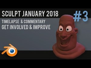 Sculpt January | Day 3 | excitement | Blender