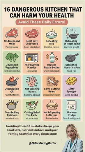 16 Dangerous Kitchen Mistakes That Can Harm Your Health | Avoid These Daily Errors!