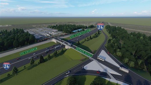 Traffic relief in sight as construction continues for the Palmetto Commerce Interchange