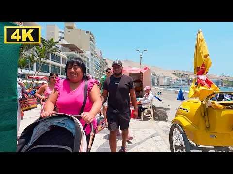 【4K】Walking on the "ANCON BEACH" LIMA 🇵🇪 4K | Relaxing walking | [4K Ultra HD/60fps]