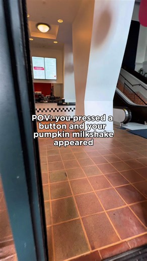 Pumpkin cheesecake milkshake = fall perfection 🍂 Get yours now at The Fountain! 🥤 | Walt Disney World Swan and Dolphin