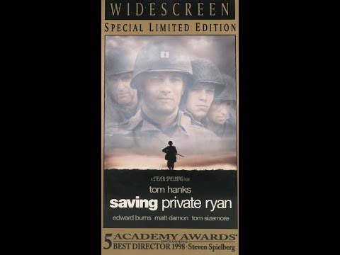 The REAL opening to Saving Private Ryan 2000 Widescreen VHS