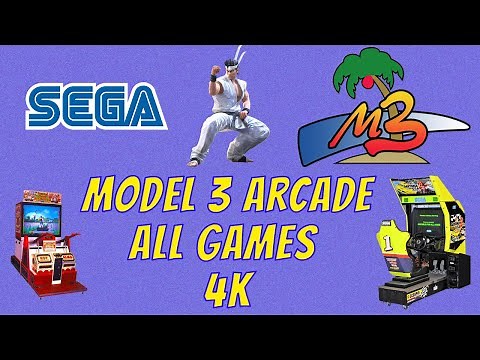 Sega Model 3 Arcade Showcase Rendered @ 4K - All 27 Games - NO TALKING JUST GAMEPLAY (モデル3)