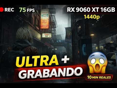 Resident Evil Requiem en ULTRA + Grabando | RX 9060 XT 🔥 Test REAL by MellonFer