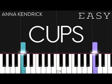 Anna Kendrick - Cups (Pitch Perfect's "When I'm Gone") | EASY Piano Tutorial