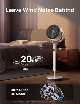 Review: DREO Smart Fan for Bedroom – Smart Wi-Fi Pedestal Floor Fan