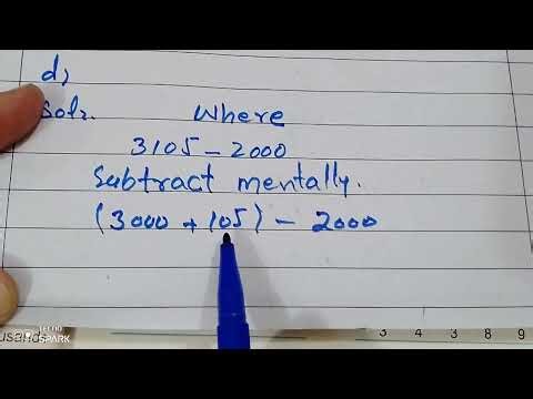 Class 4 Unit 1 Exercise 2 Q.1--3 Addition and Subtraction, Subtract Mentally NBF Ghulam Hussain